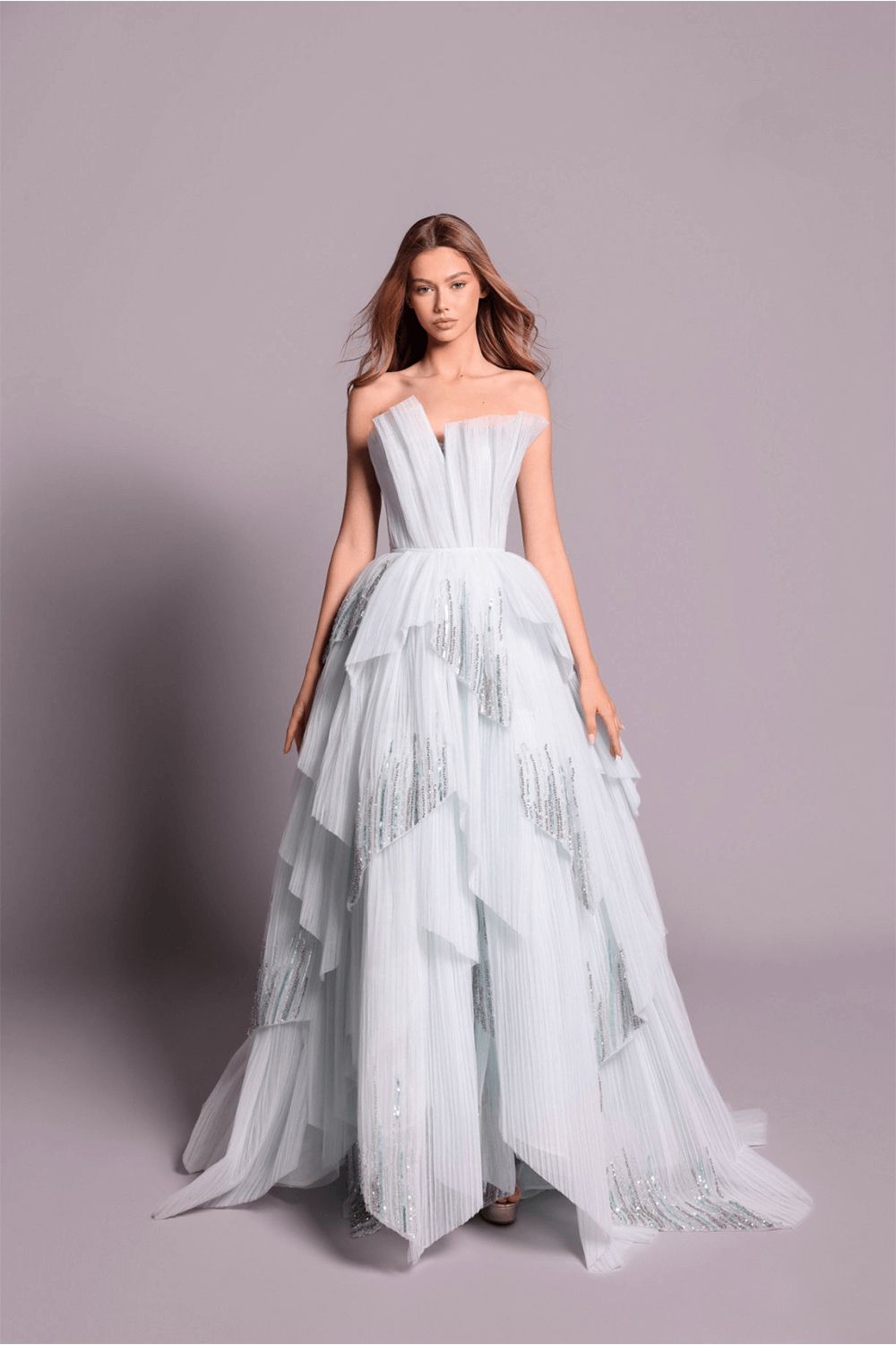 Tarek Ediz, Geometric Ball Gown | Esposa