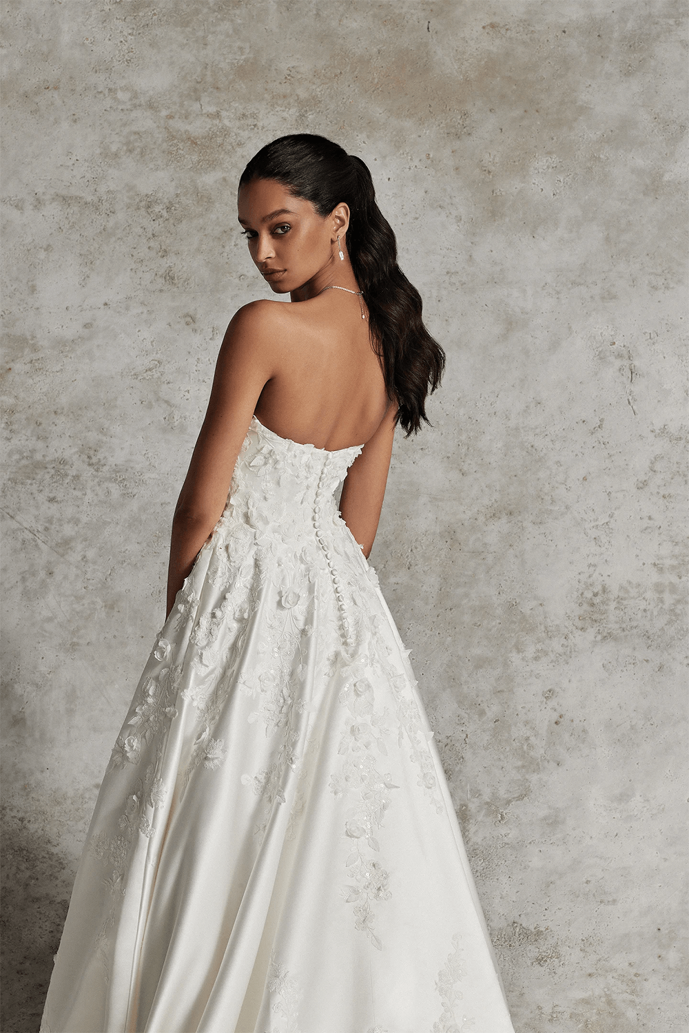 Justin Alexander, Elegant Strapless Dress | Esposa