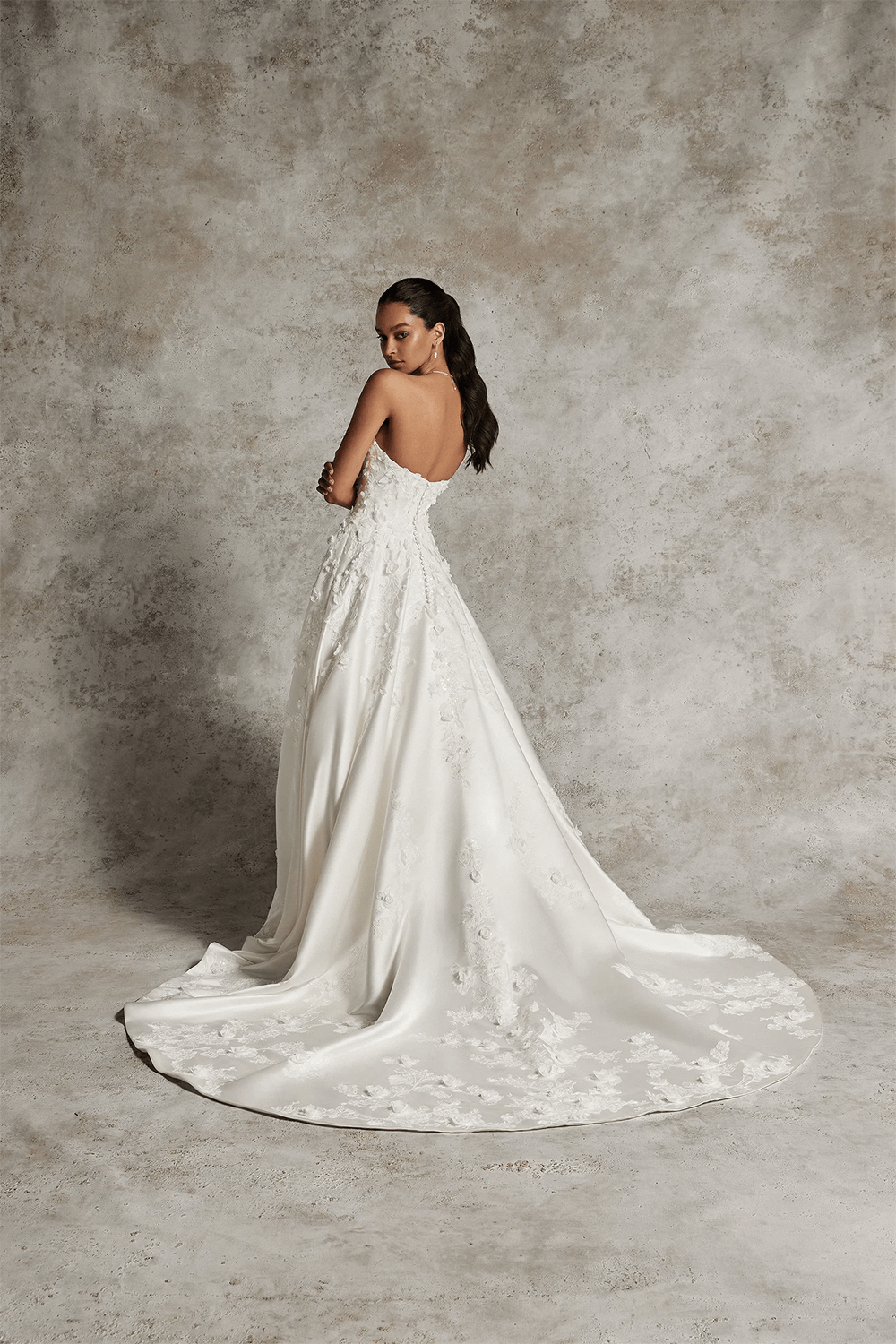Justin Alexander, Elegant Strapless Dress | Esposa