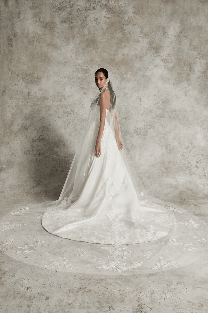 Justin Alexander, Elegant Strapless Dress | Esposa
