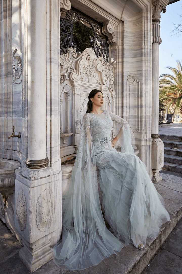 993 |  Embroidered Tulle Gown | Esposa