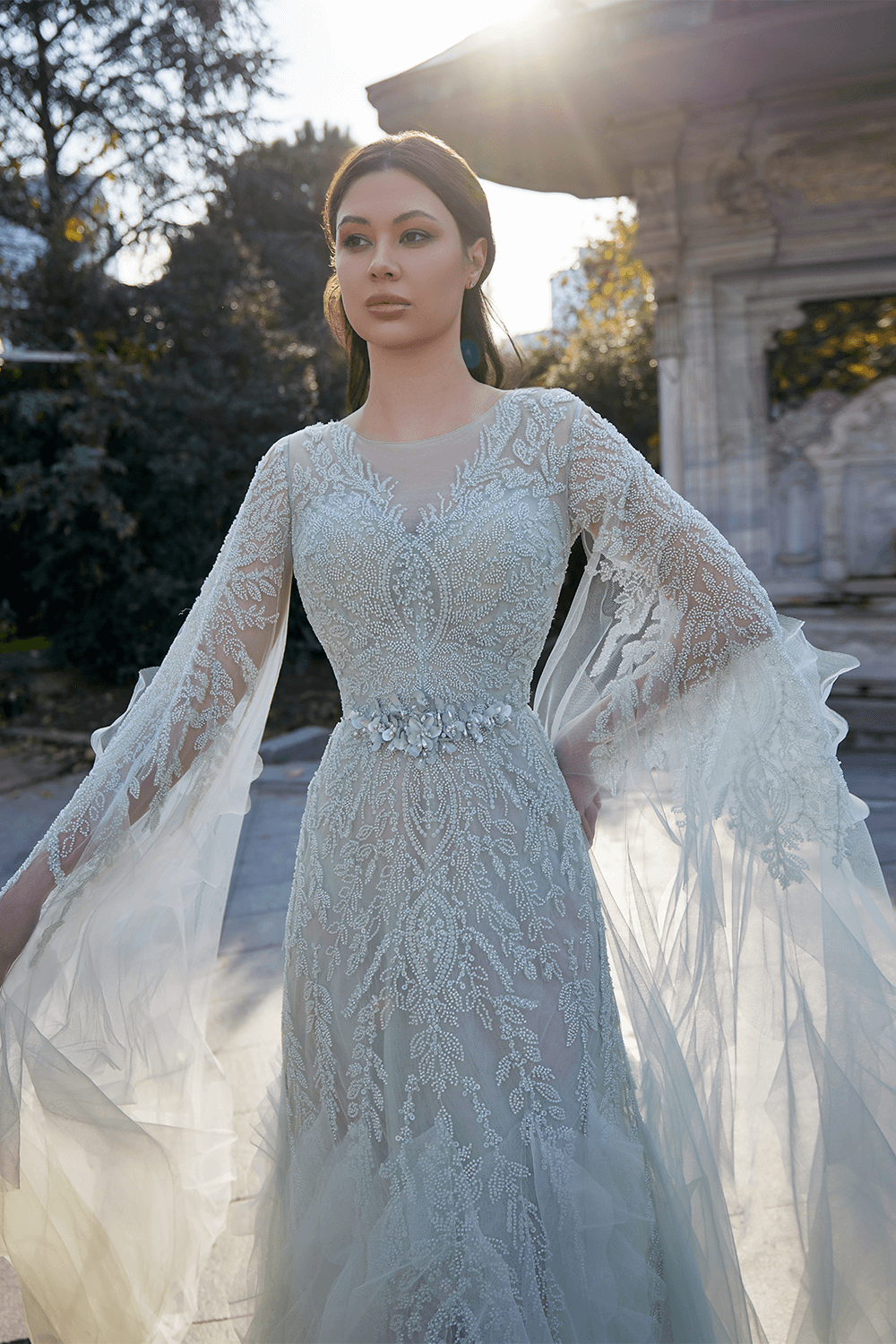 993 |  Embroidered Tulle Gown | Esposa