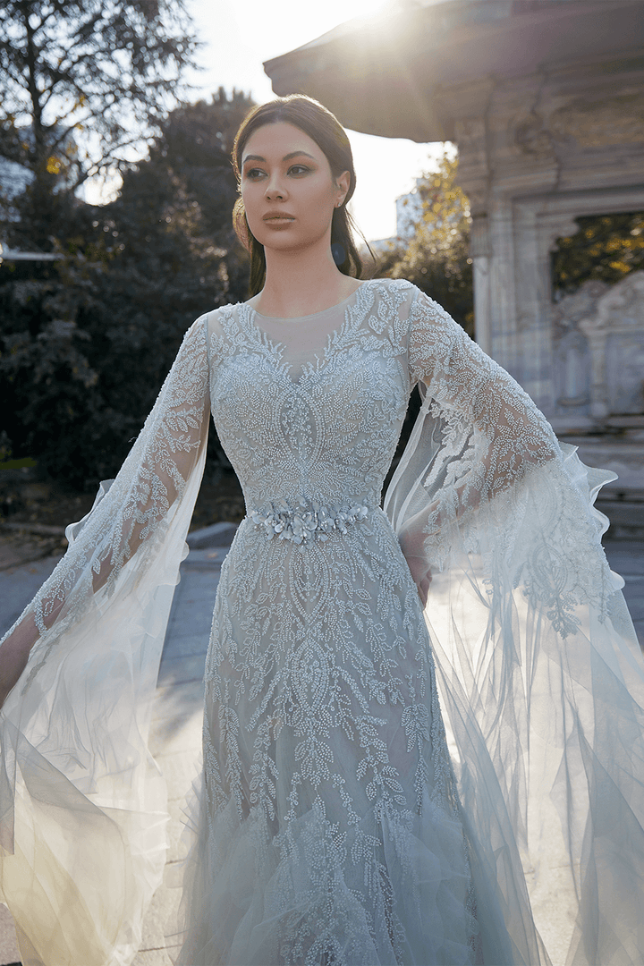 993 |  Embroidered Tulle Gown | Esposa