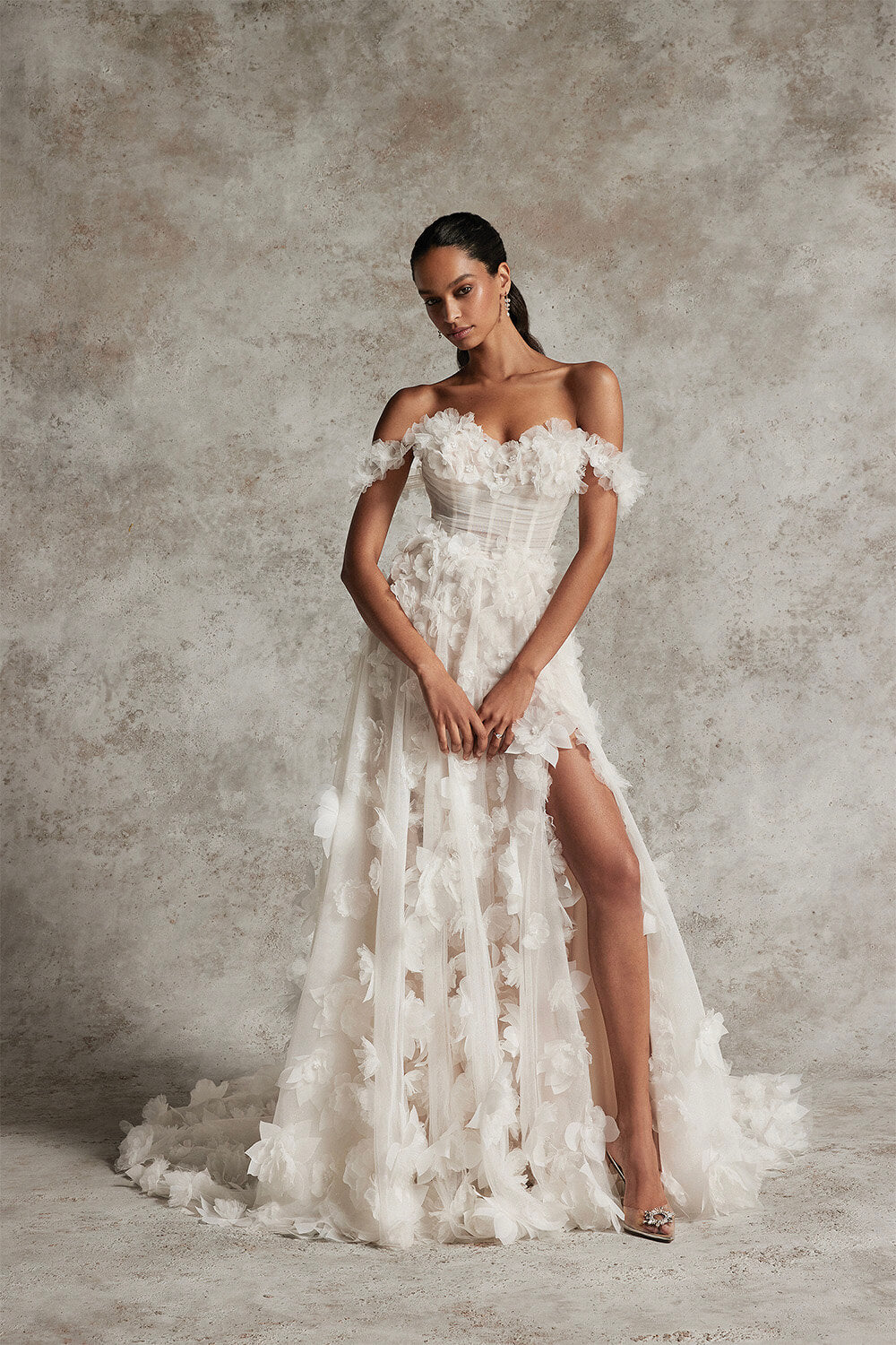 Justin Alexander, Floral Tulle Dress | Esposa
