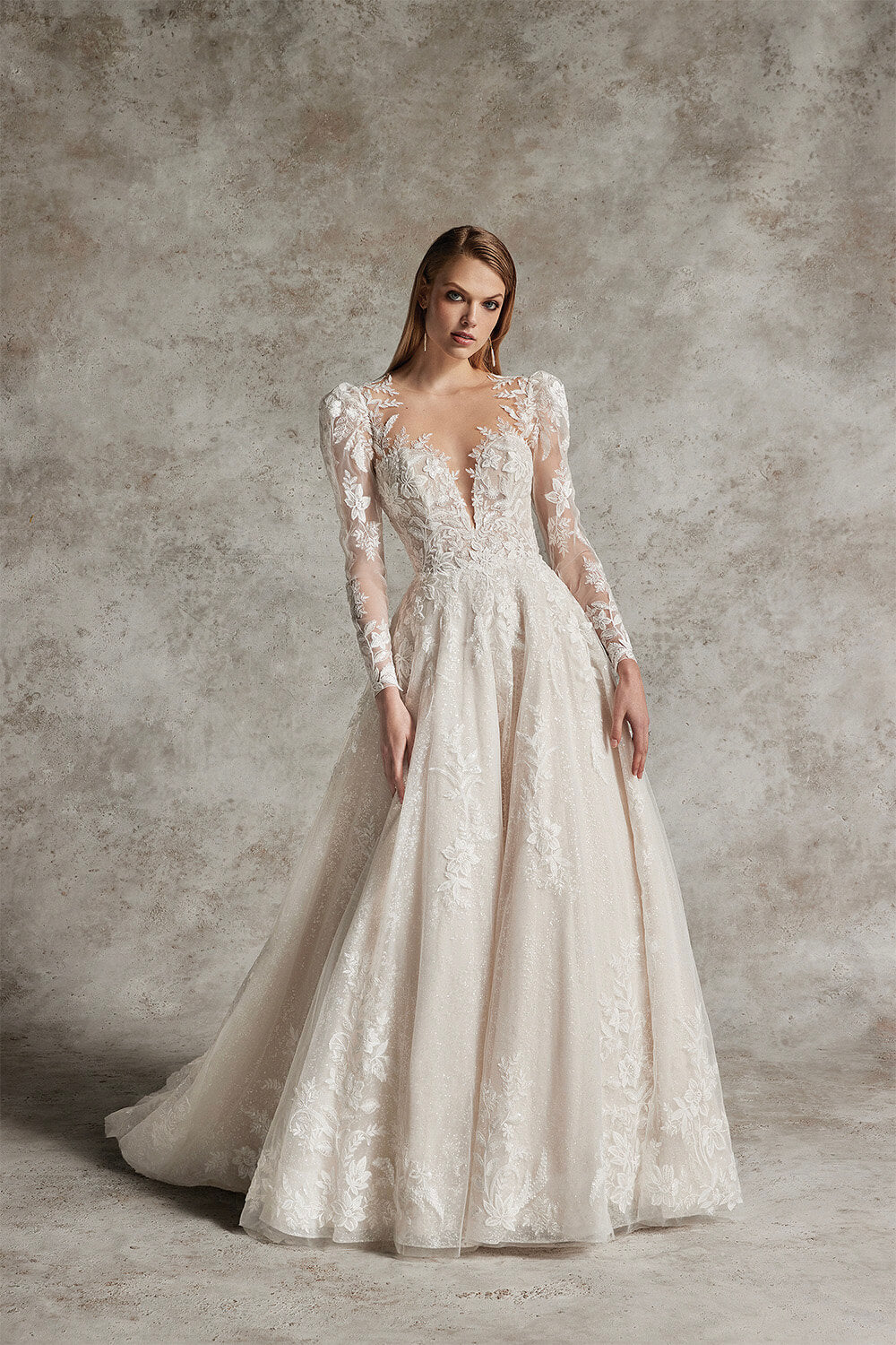 Justin Alexander, Lace Dress With Sleeves | Esposa