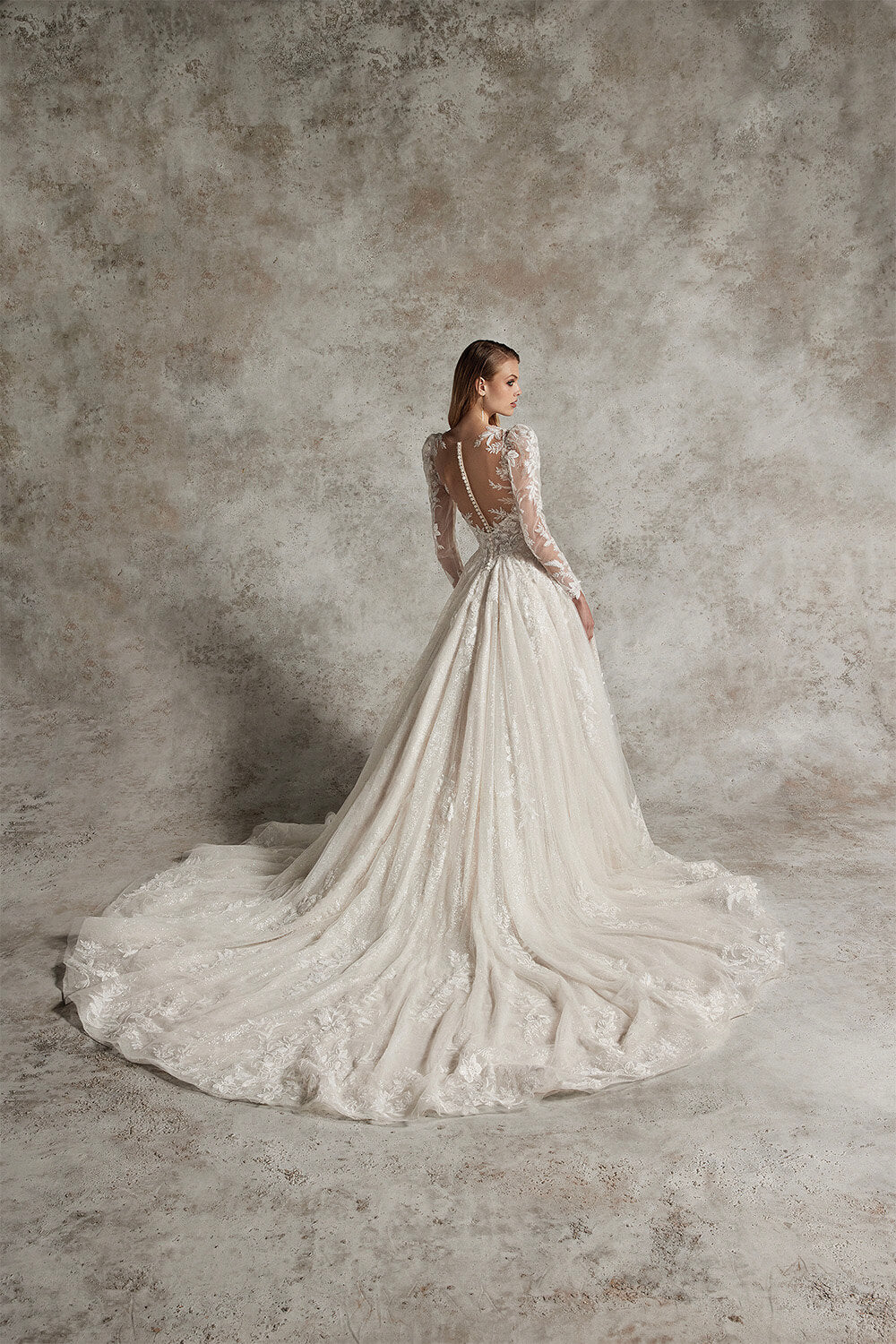 Justin Alexander, Lace Dress With Sleeves | Esposa