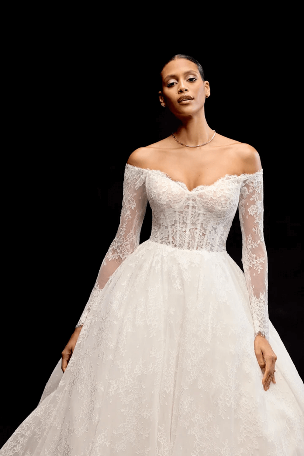 Justin Alexander, Off Shoulder Ball Gown | Esposa