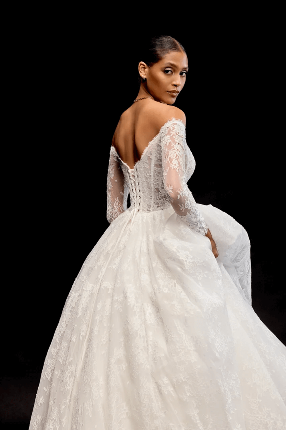 Justin Alexander, Off Shoulder Ball Gown | Esposa