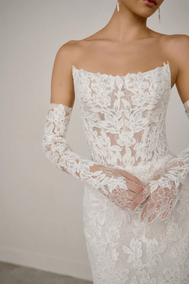 Justin Alexander, Structured Mermaid Gown | Esposa