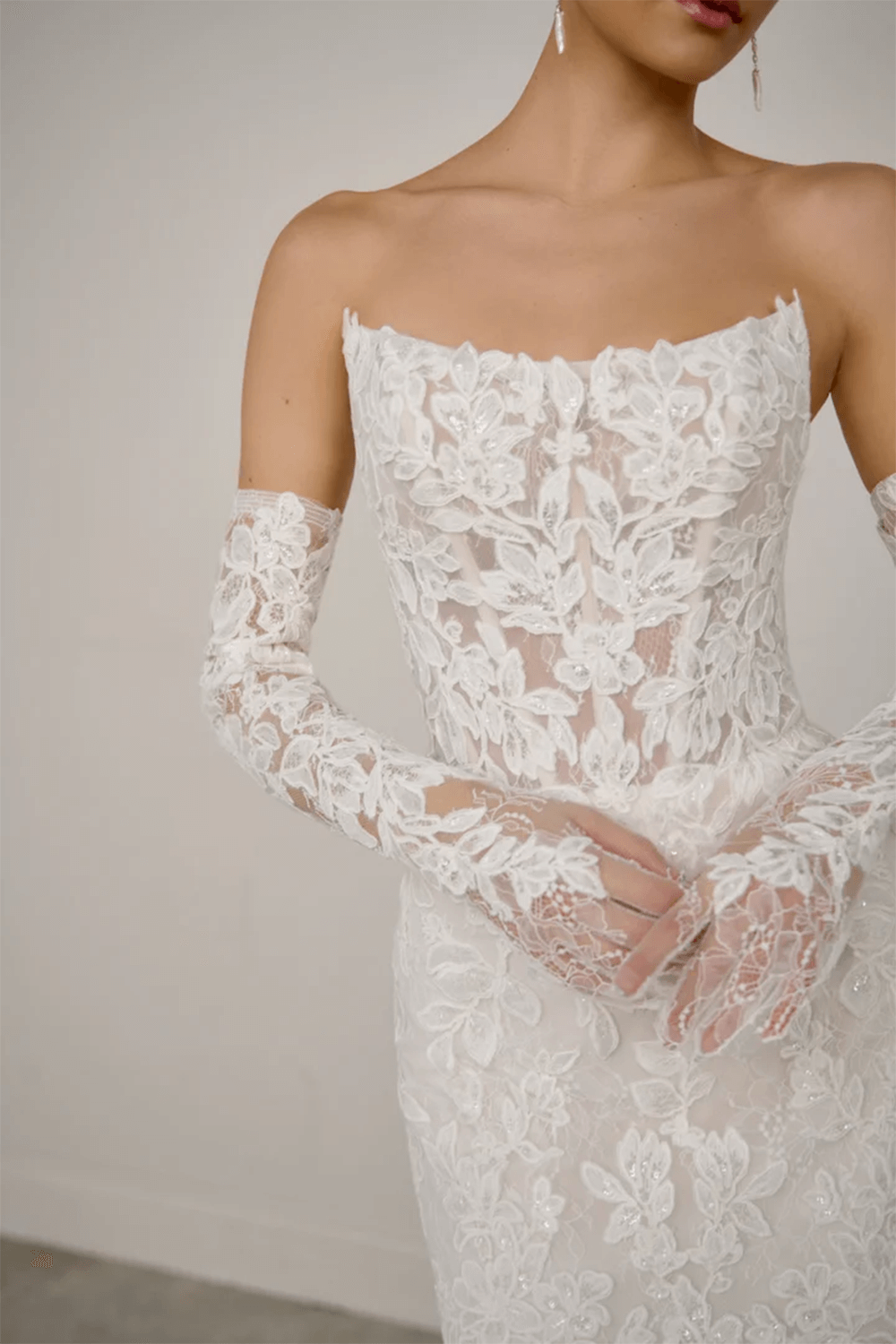 Justin Alexander, Structured Mermaid Gown | Esposa