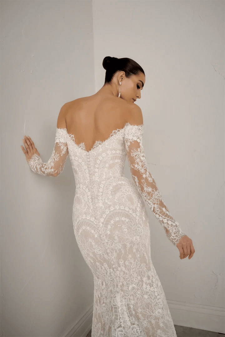 Justin Alexander, Alluring Mermaid Gown | Esposa