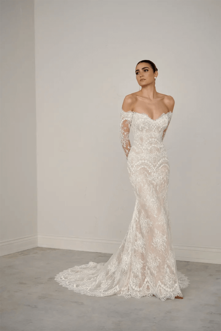 Justin Alexander, Alluring Mermaid Gown | Esposa