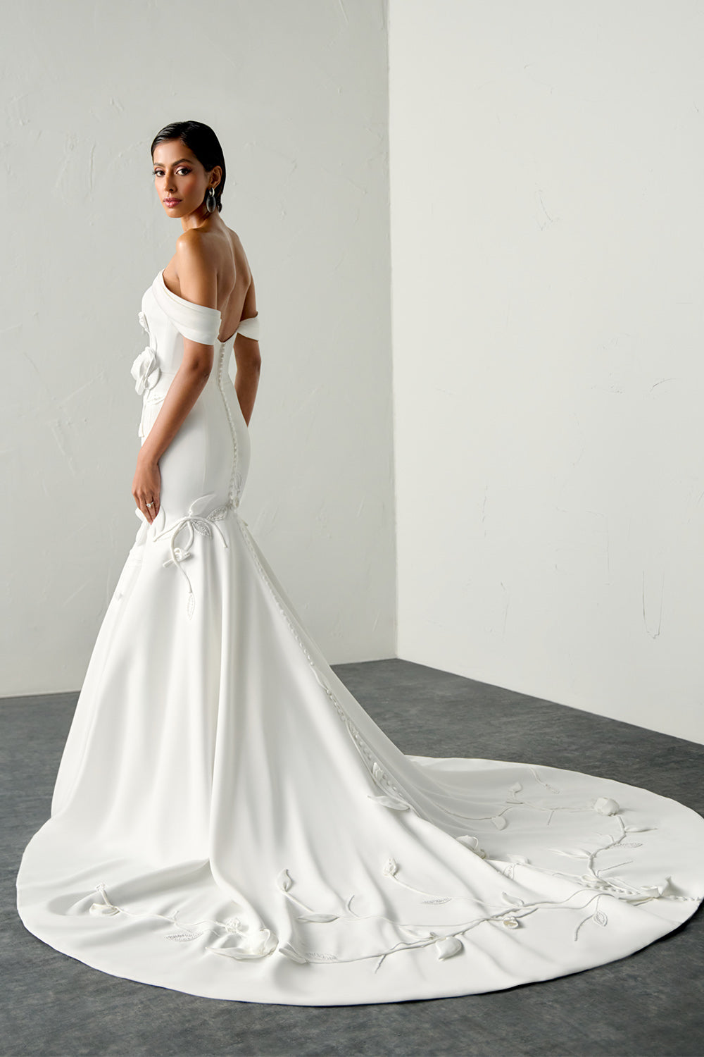 Justin Alexander, Floral Mermaid Bridal Gown | Esposa