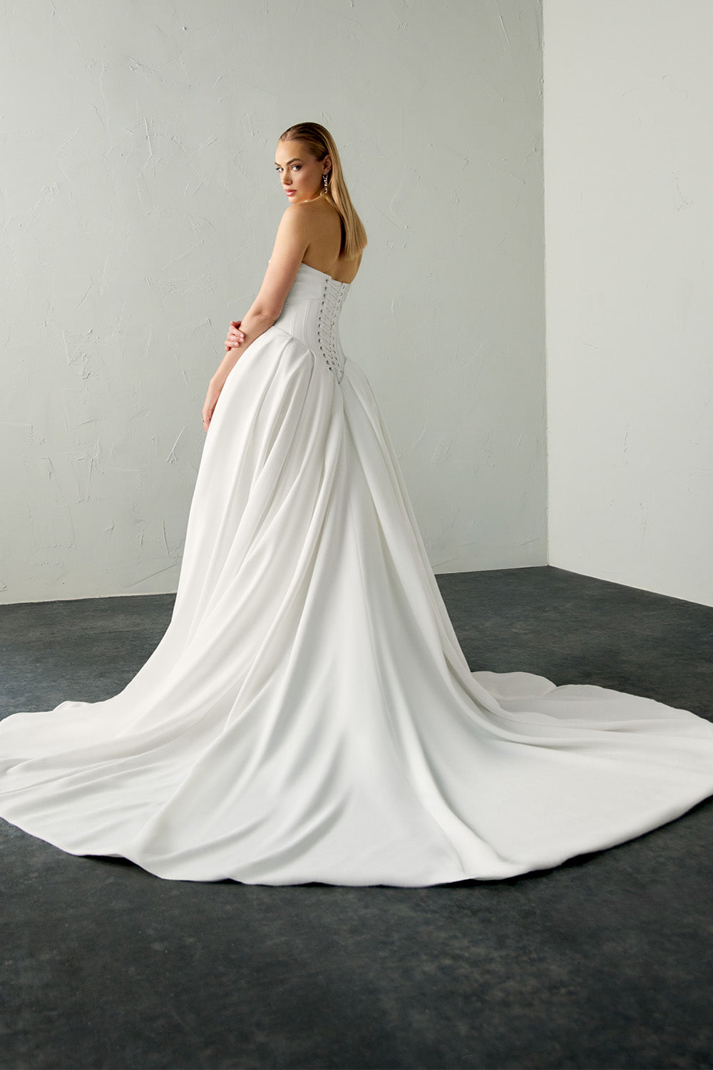 Justin Alexander, Timeless Satin Ball Gown | Esposa