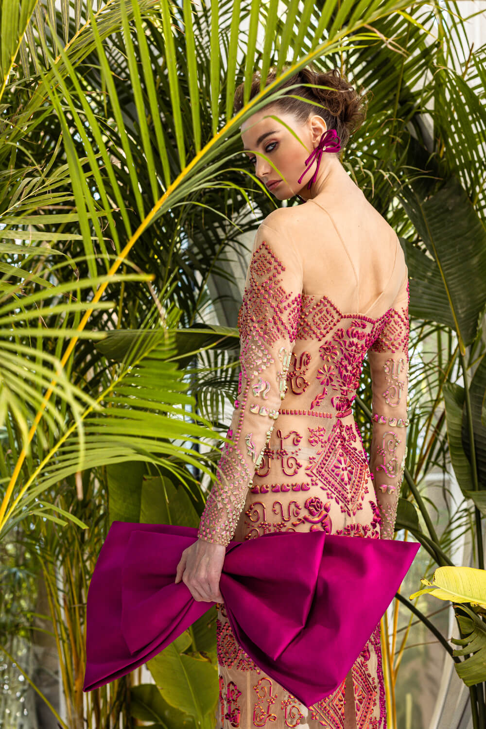 Kristie Romanos, Embroidered Midi Dress | Esposa