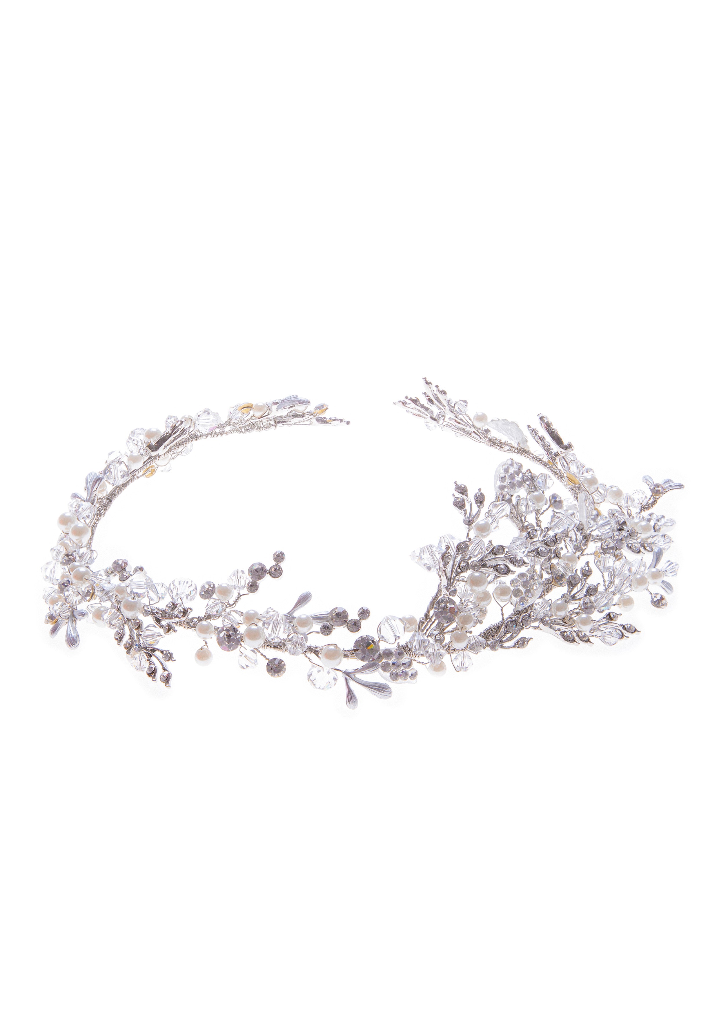 ALEXA CORONA | Floral Bridal Crown | Esposa 