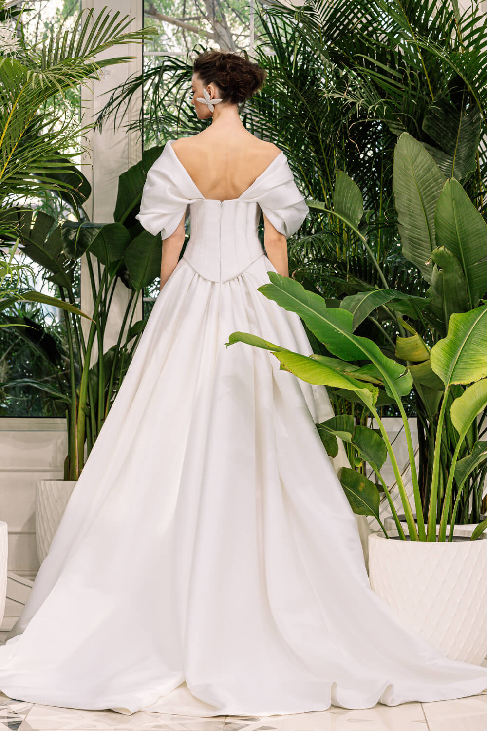 Kristie Romanos, Gown with Cap Sleeves | Esposa