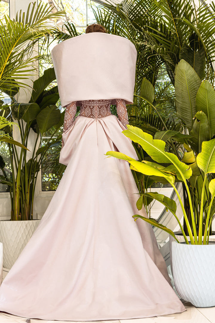 Kristie Romanos, Regal Off Shoulder Gown | Esposa