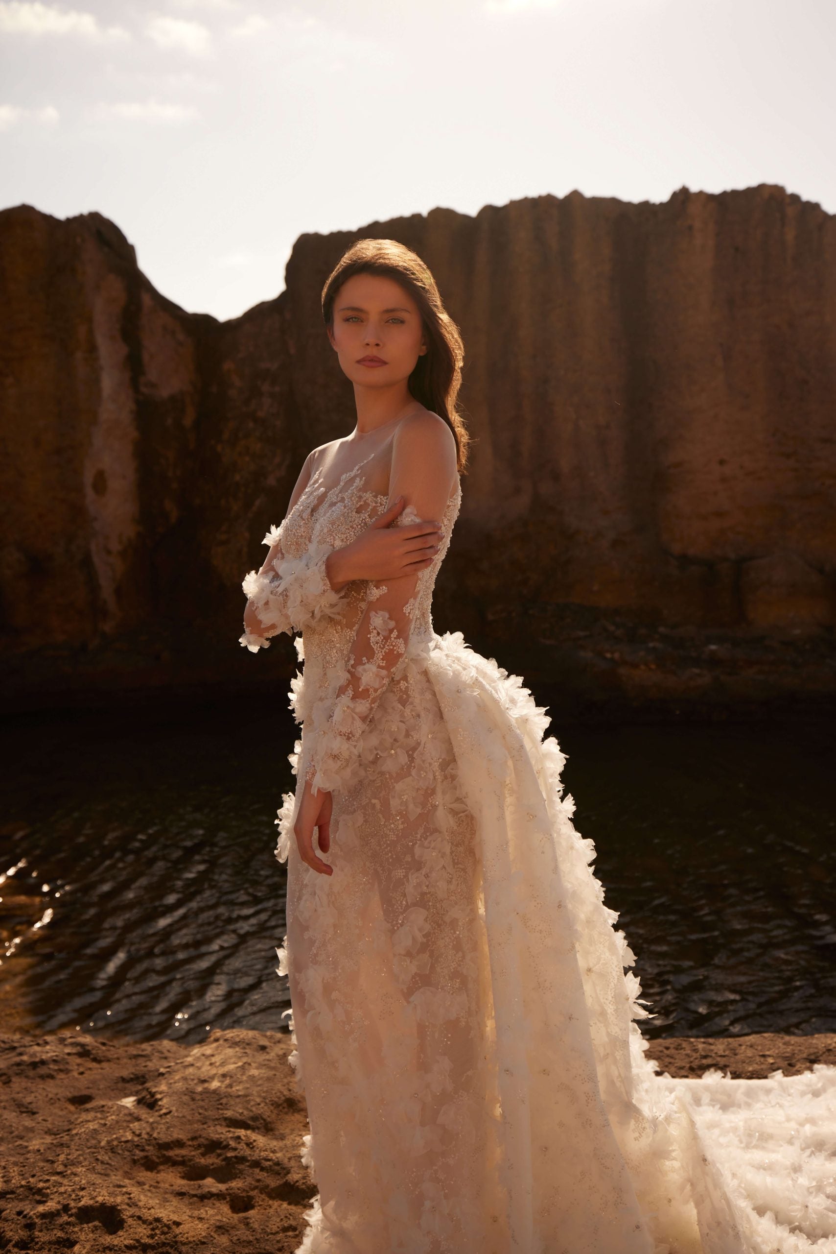 Plume by Kristie, Embroidered Bridal Gown | Esposa