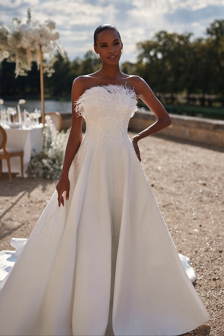 Milla Nova, Unique Neckline Gown | Esposa