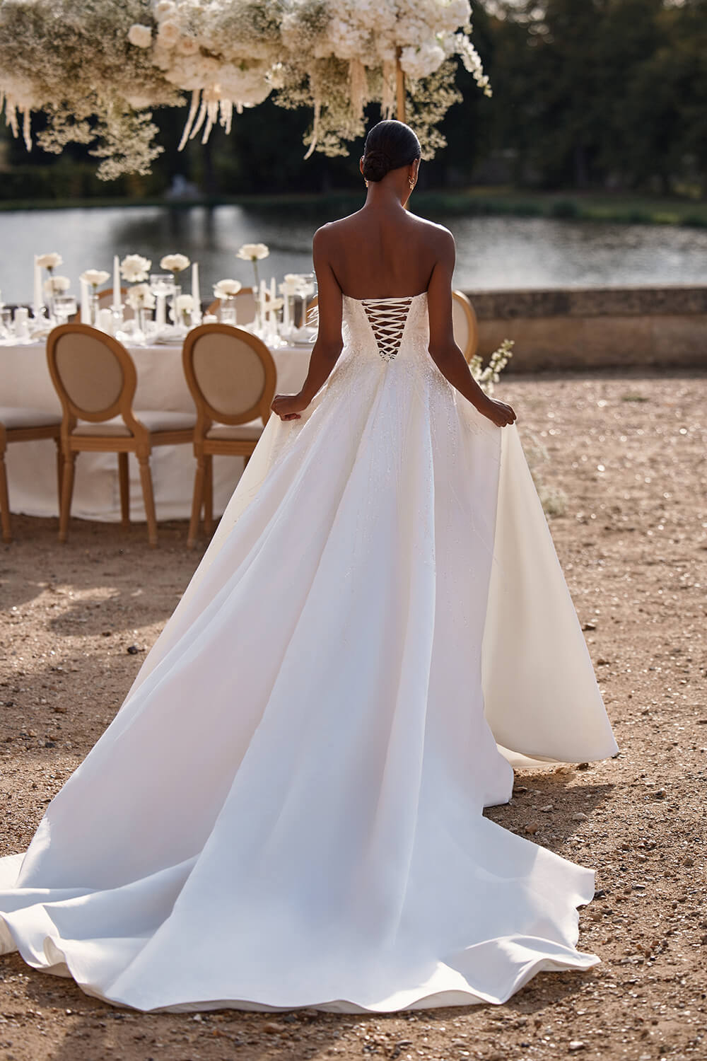 Milla Nova, Unique Neckline Gown | Esposa