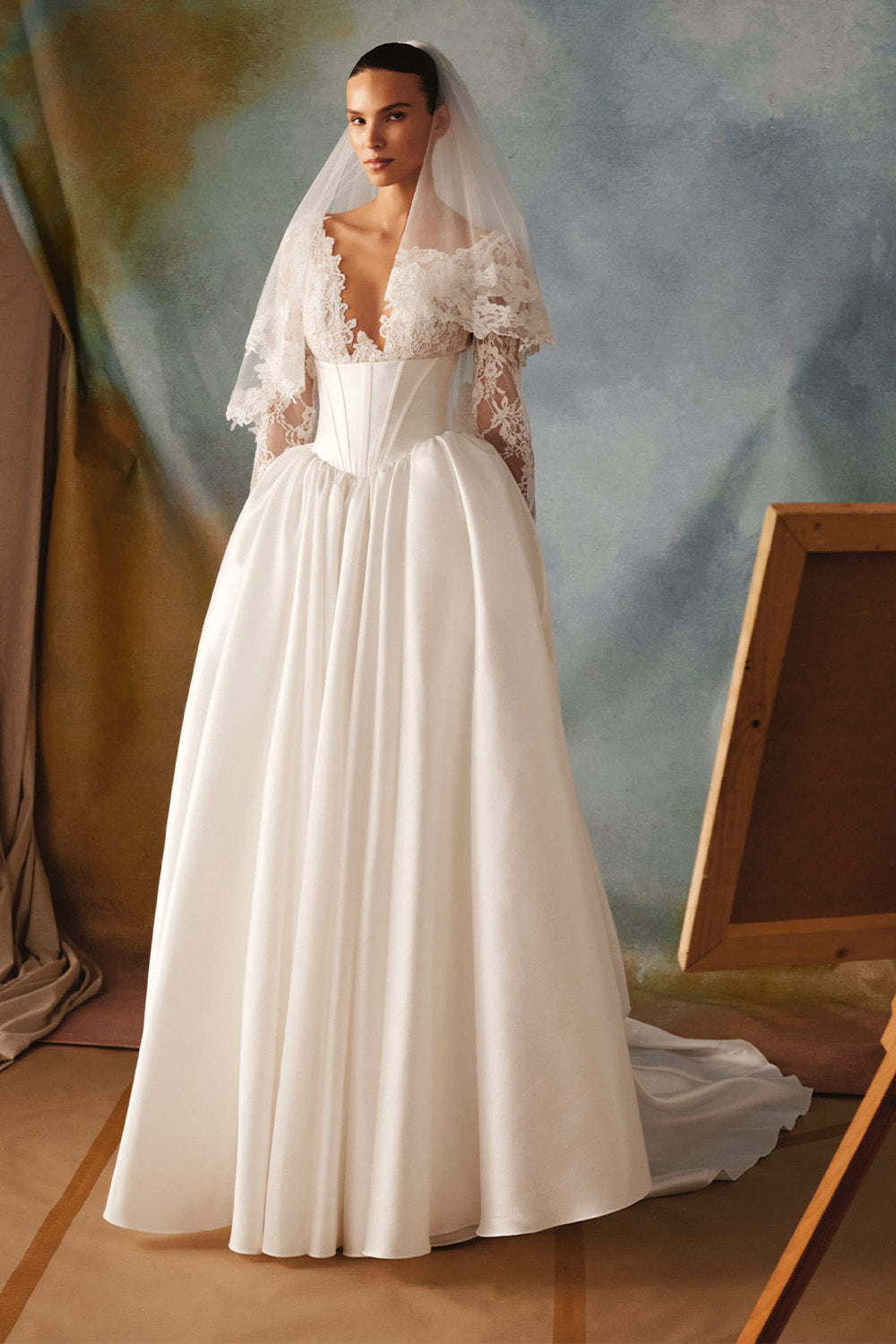 Milla Nova, Alba, Convertible Mikado A-Line Bridal Gown | Esposa