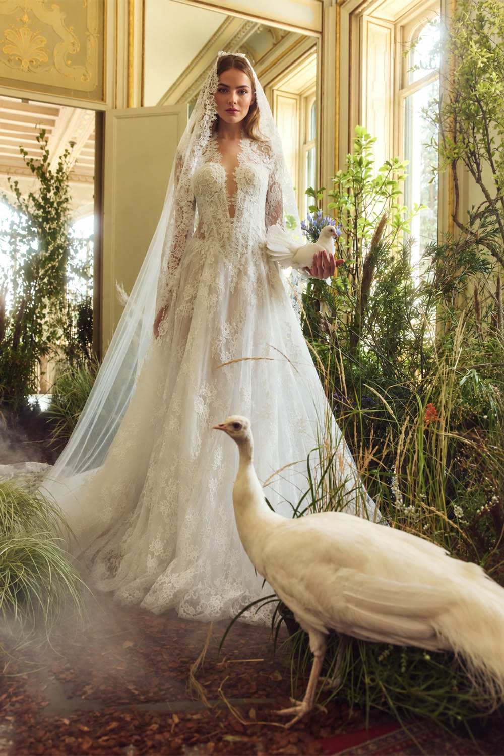 Alessandro Angelozzi, Figaro, Romantic Lace A-Line Gown | Esposa