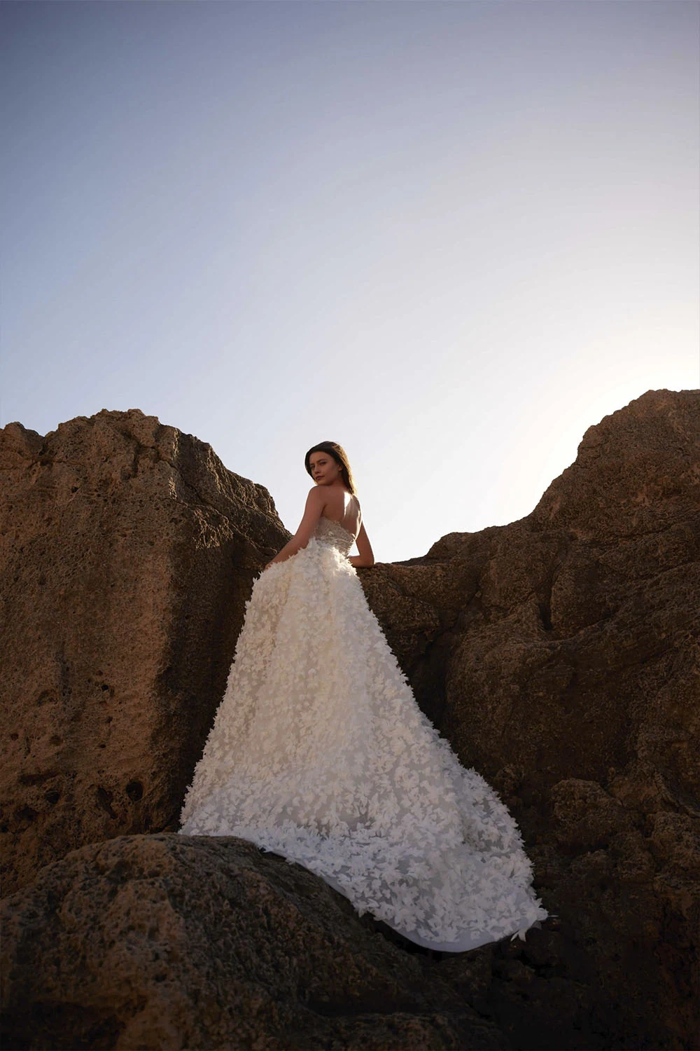 Plume by Kristie, Modern Strapless Gown | Esposa