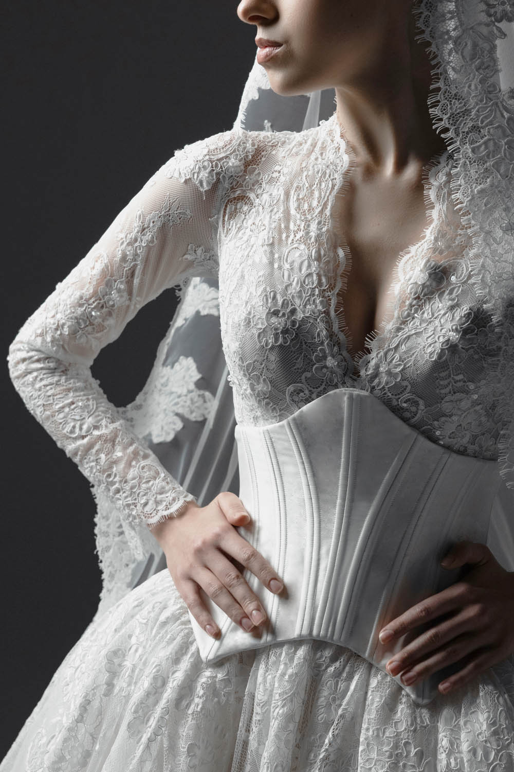 Plume by Kristie, Allee, Timeless Lace Ball Gown | Esposa