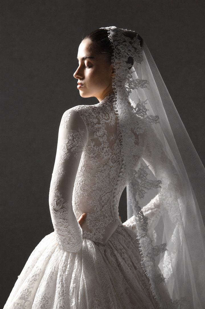 Plume by Kristie, Allee, Timeless Lace Ball Gown | Esposa
