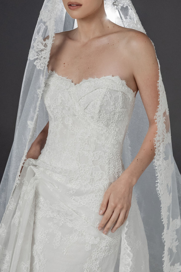 Plume by Kristie, Alyona, Ethereal Straight Gown | Esposa