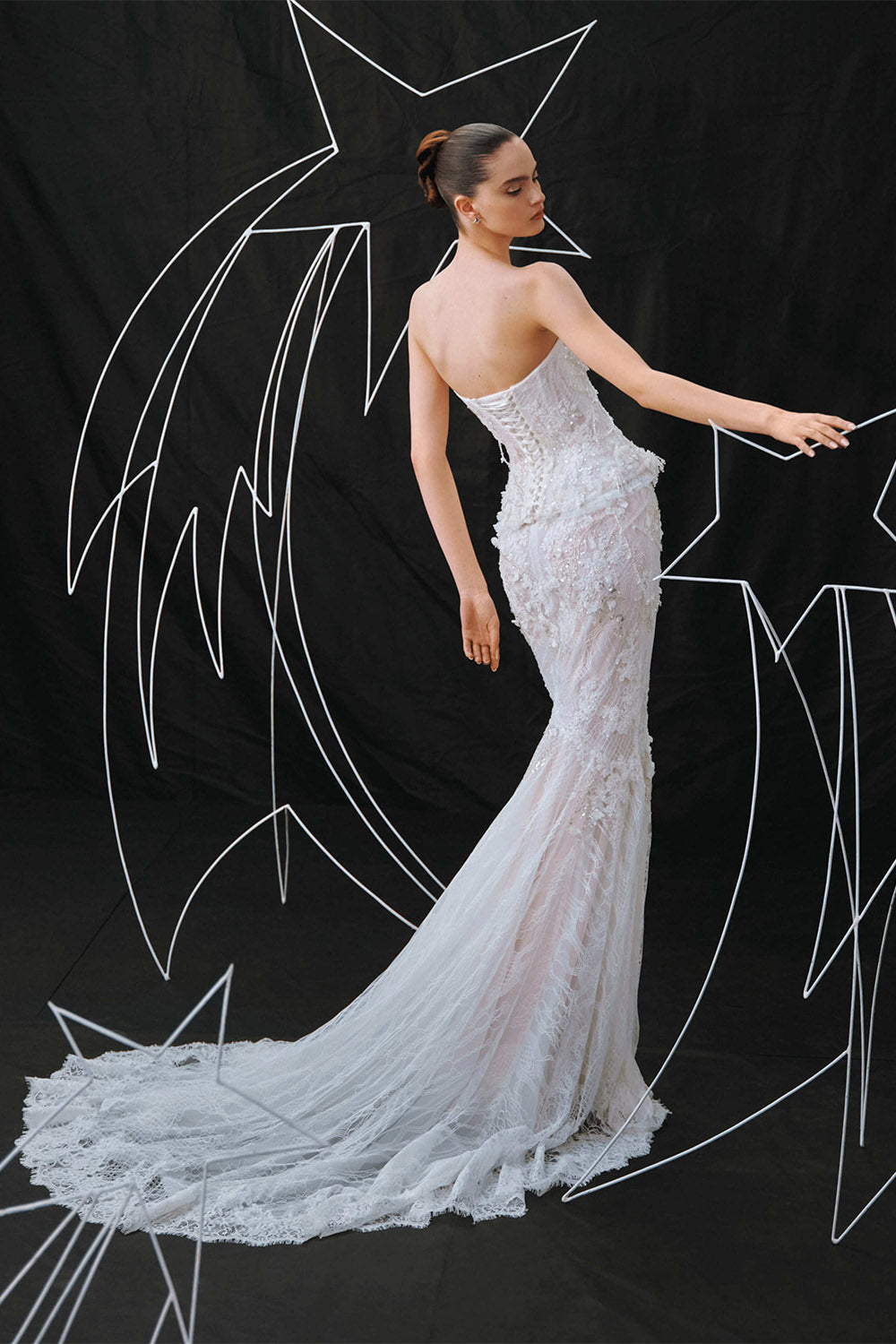 Milla Nova, Andromeda, Embellished Lace Mermaid Gown | Esposa