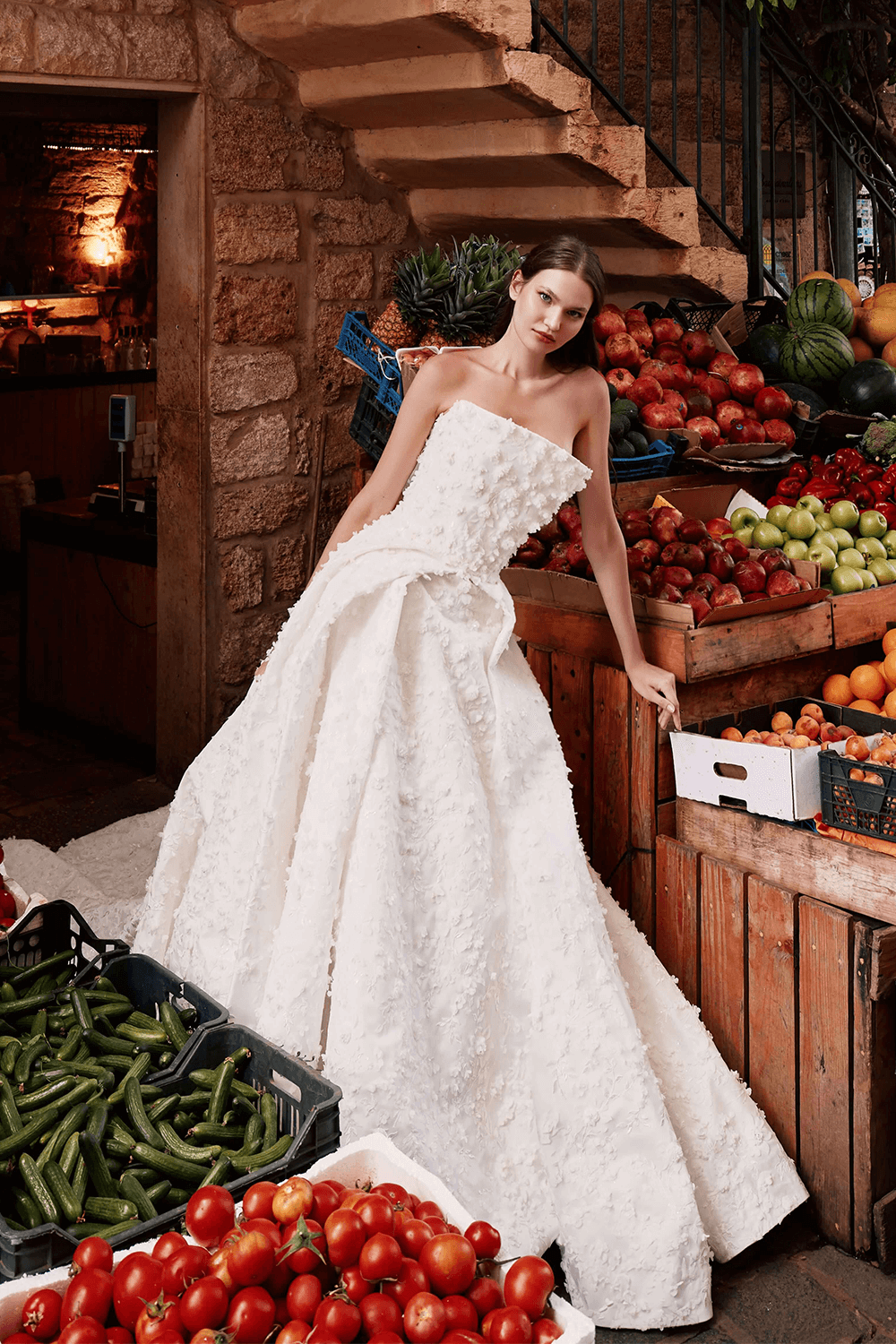 Plume by Kristie, Strapless Bridal Gown | Esposa