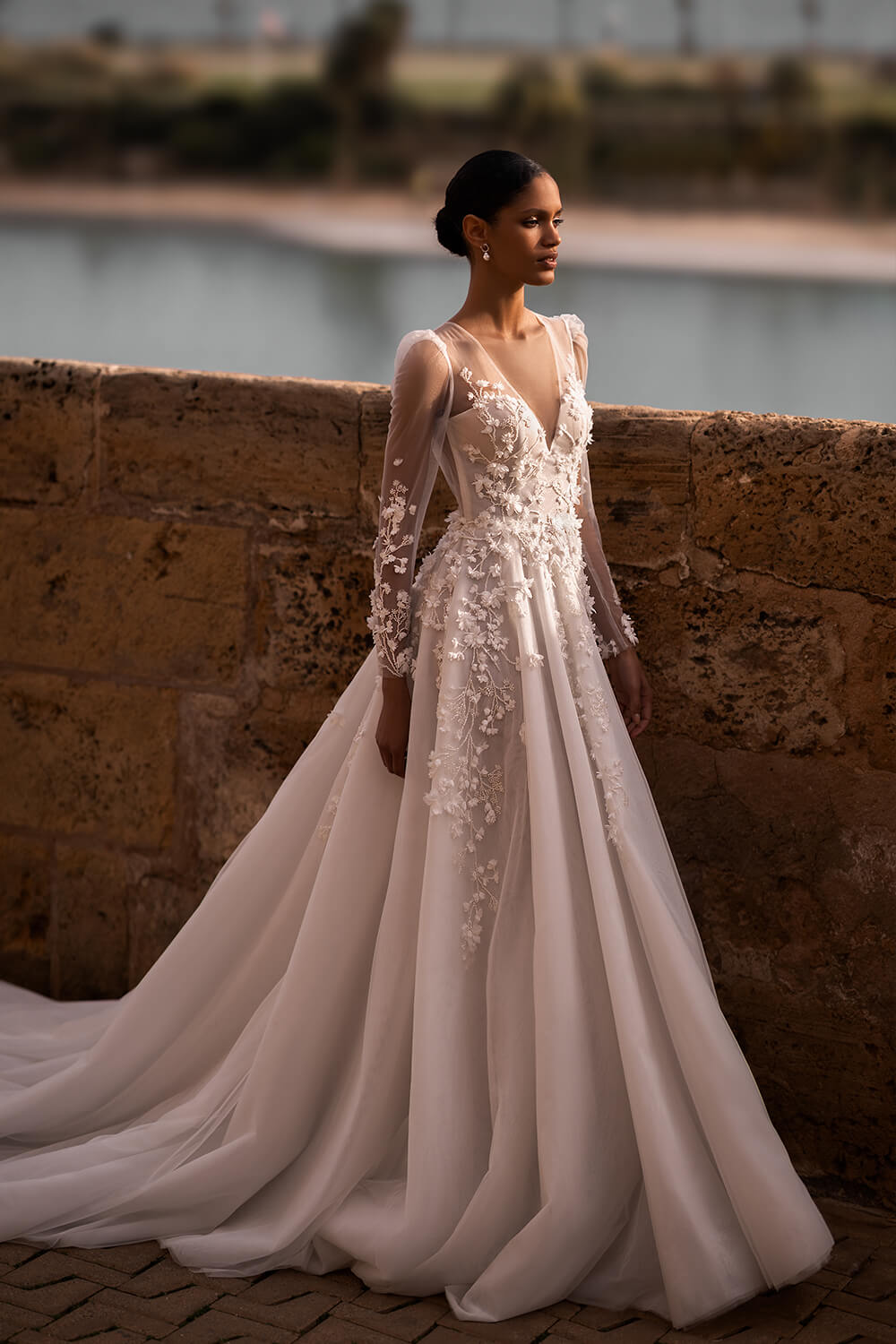 Wona Concept, Elegant Floral Gown | Esposa
