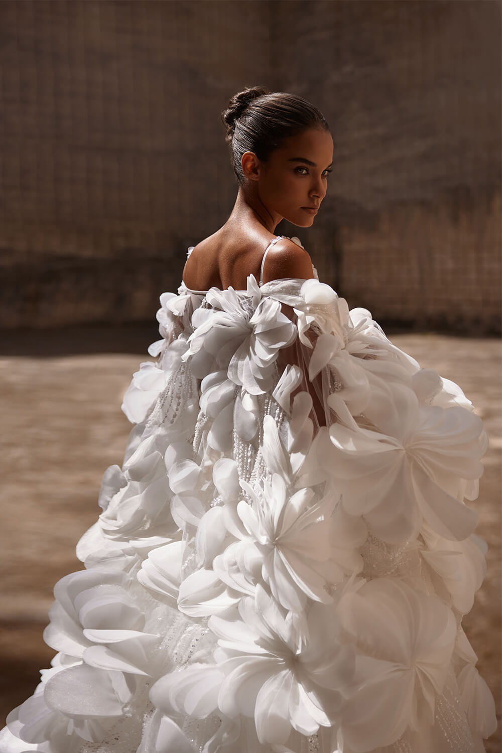 Milla Nova, 3D Lace Floral Gown | Esposa