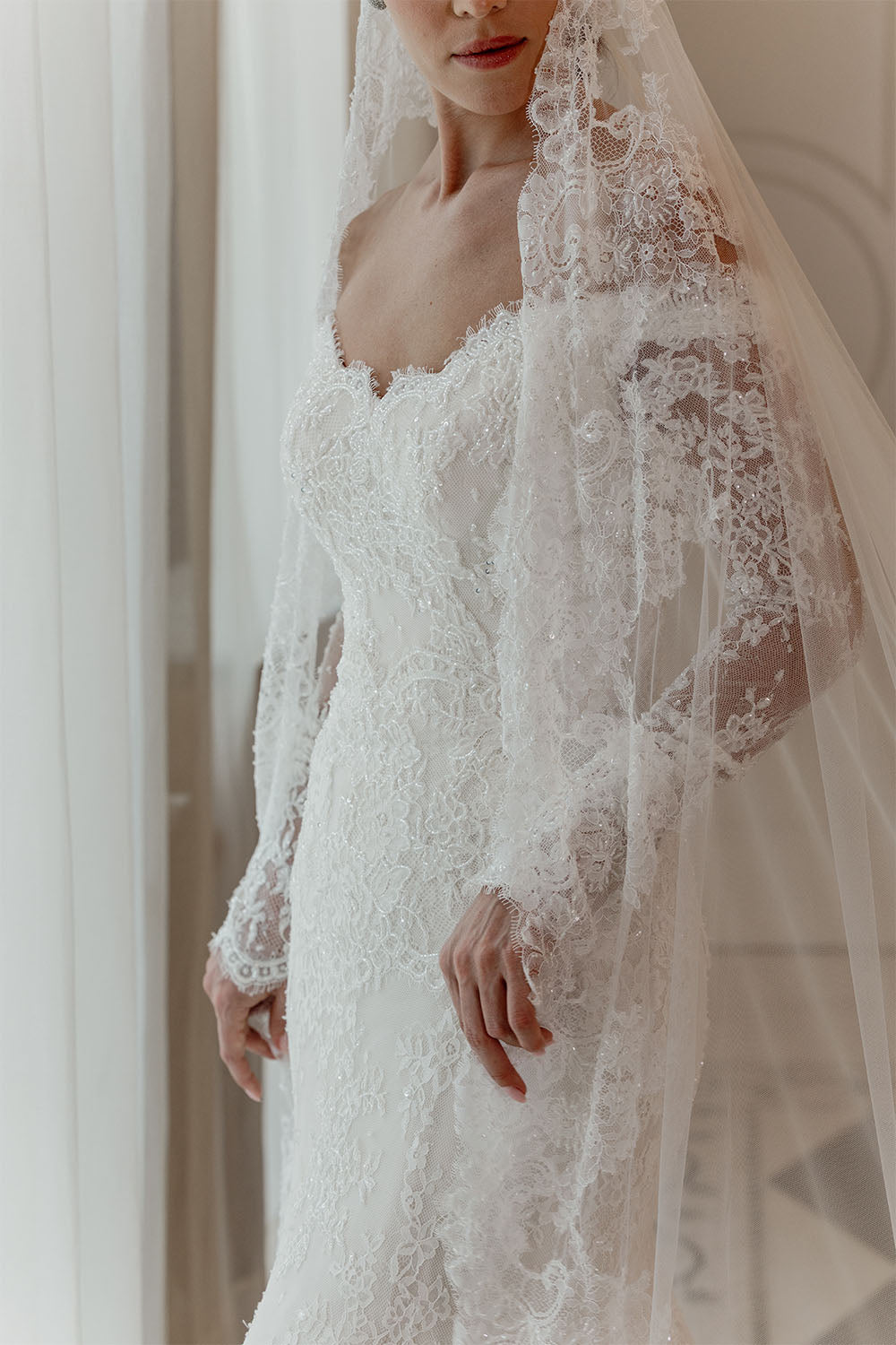 Plume by Kristie, Aston, Elegant Fitted Gown | Esposa