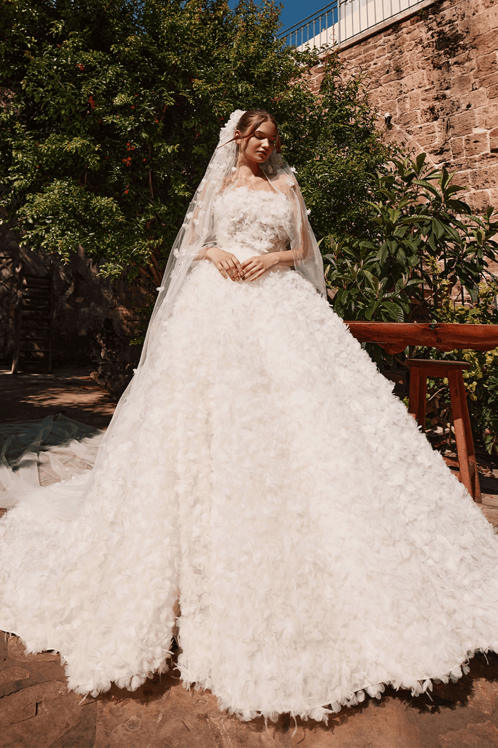 Plume by Kristie, Feather Bridal Gown | Esposa