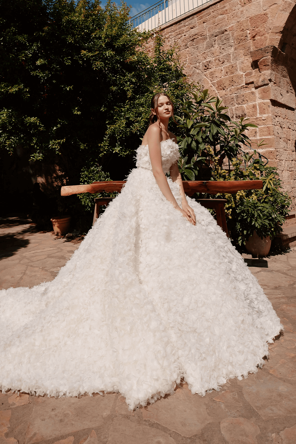 Plume by Kristie, Feather Bridal Gown | Esposa