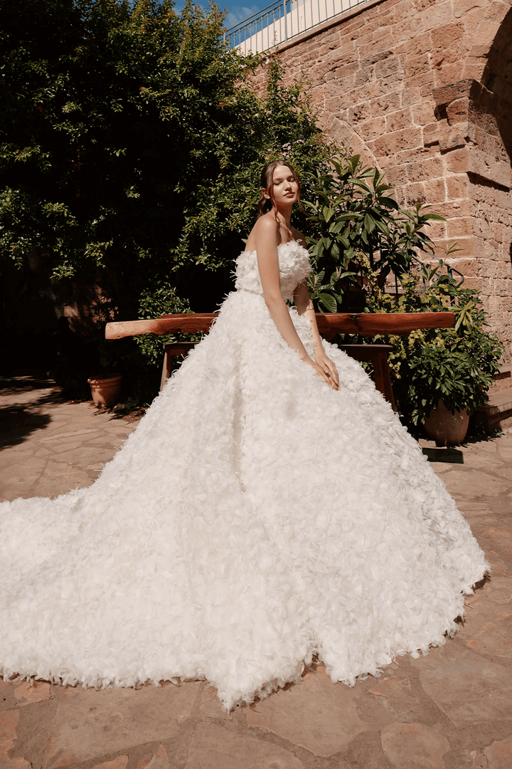 Plume by Kristie, Feather Bridal Gown | Esposa
