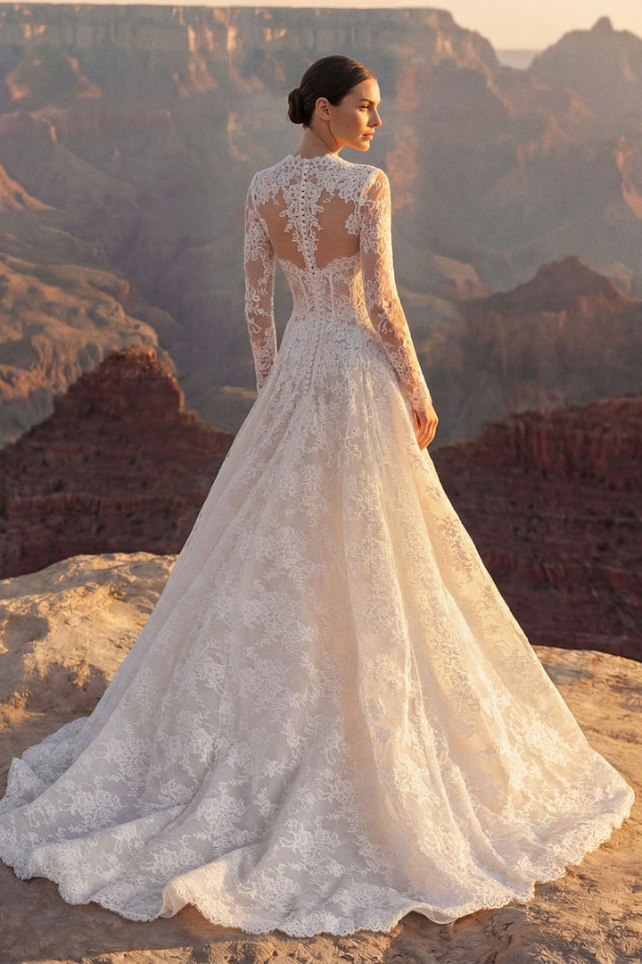 Pronovias, Austra, Romantic Lace Ball Gown | Esposa