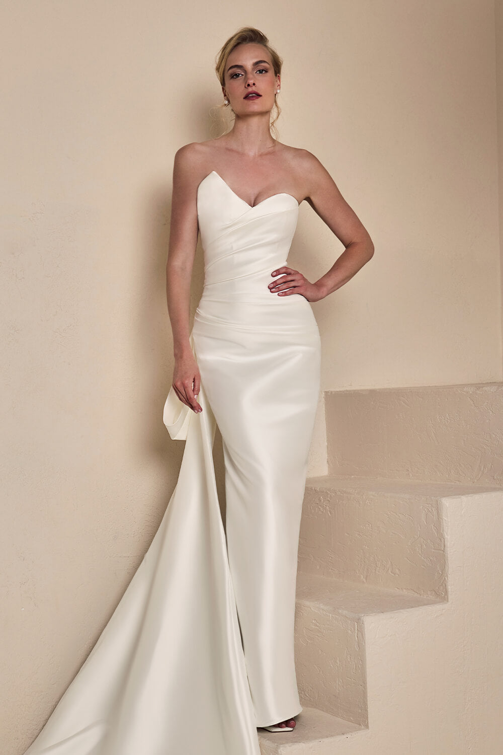 Blush, Satin Bridal Dress | Esposa