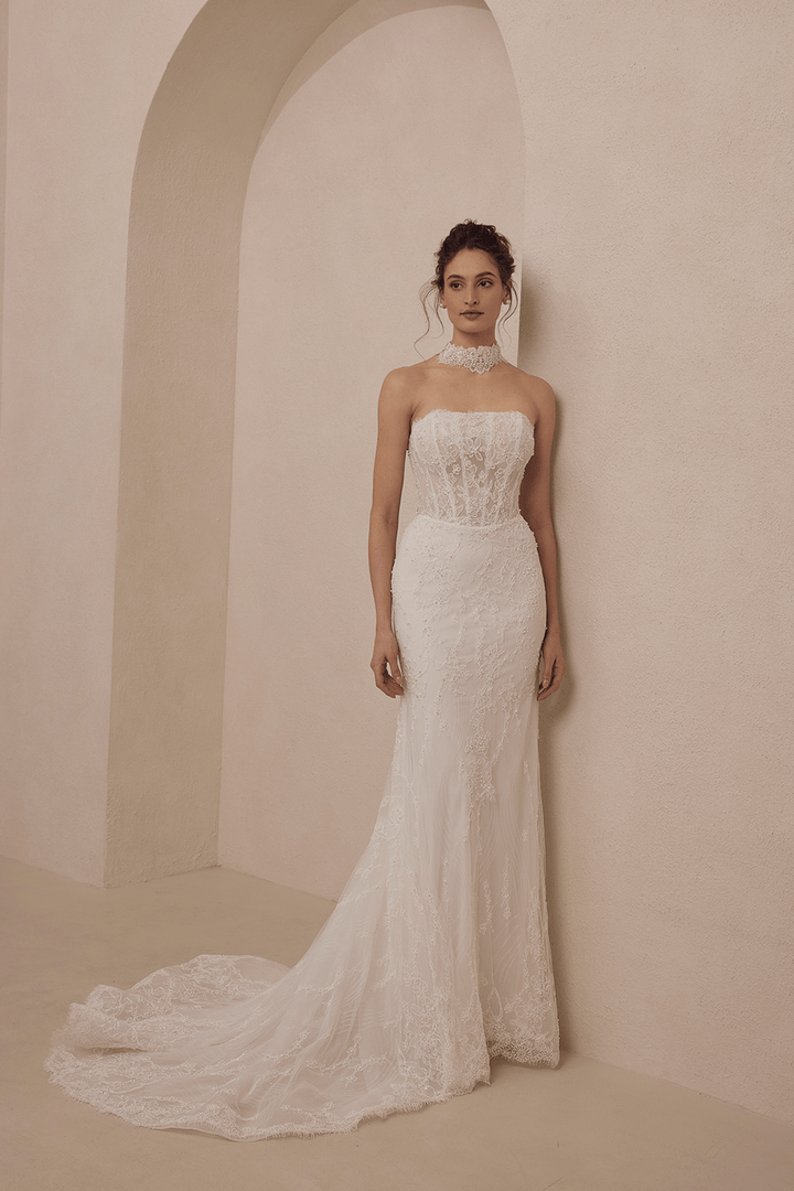 Blush, Sophisticated Straight Gown | Esposa