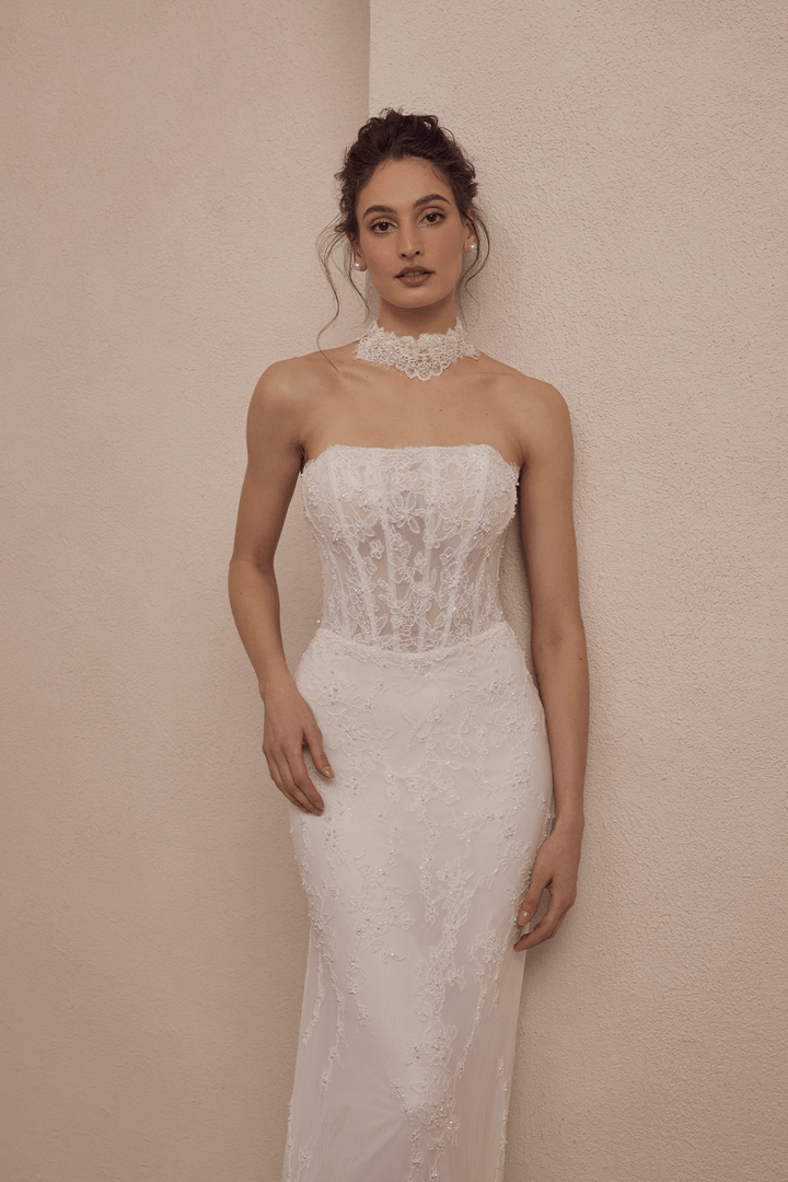 Blush, Sophisticated Straight Gown | Esposa