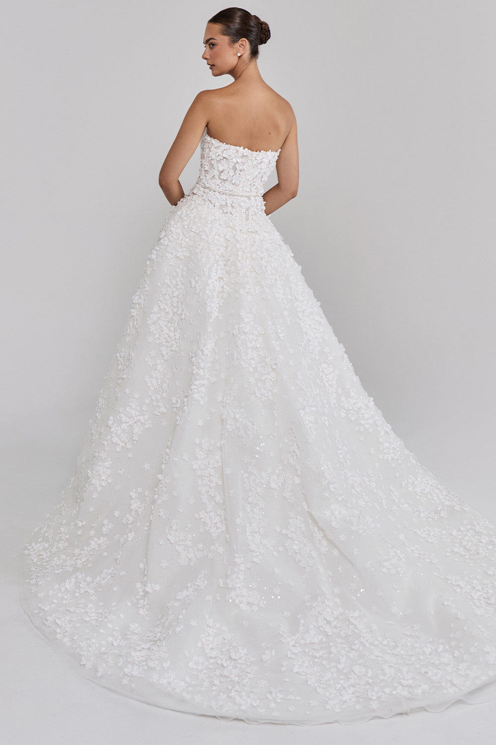 Calla Blanche, Enchanted Floral Appliqué Ballgown Dress | Esposa