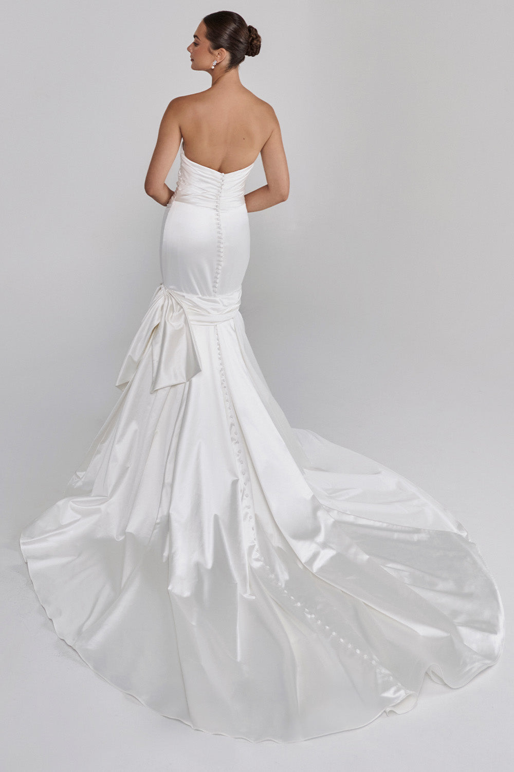 Calla Blanche, Sculpted Satin Mermaid Dress | Esposa