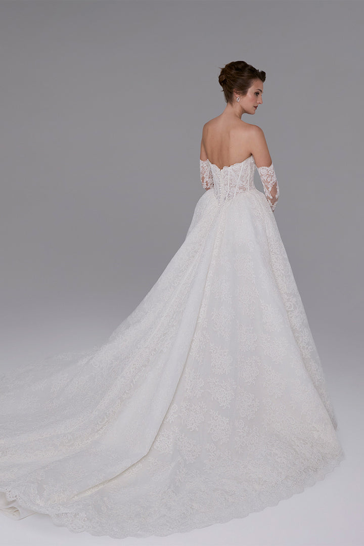Calla Blanche, Radiant Sweetheart Lace Ball Gown | Esposa
