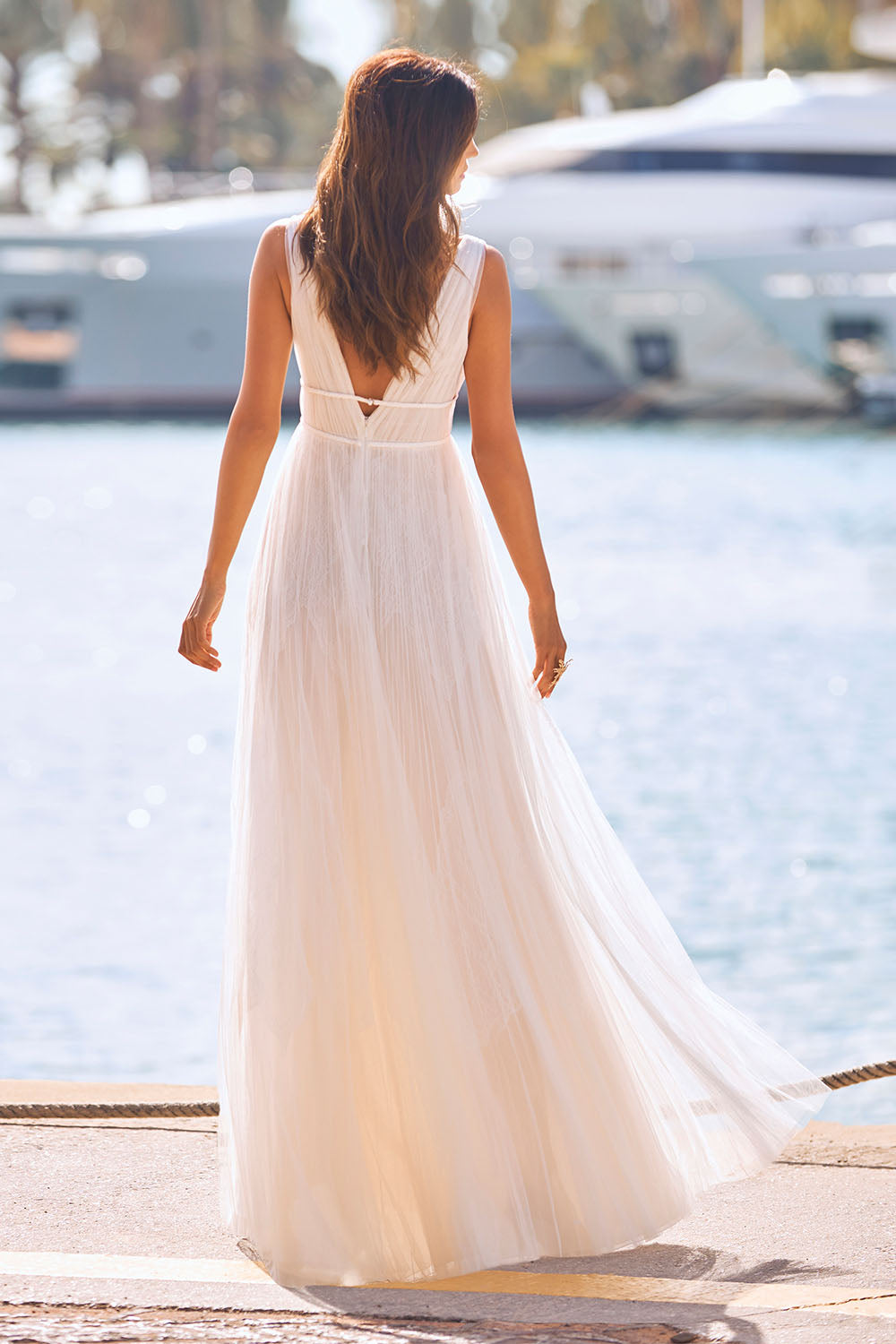 Pronovias, Soft A-Line Tulle Dress | Esposa