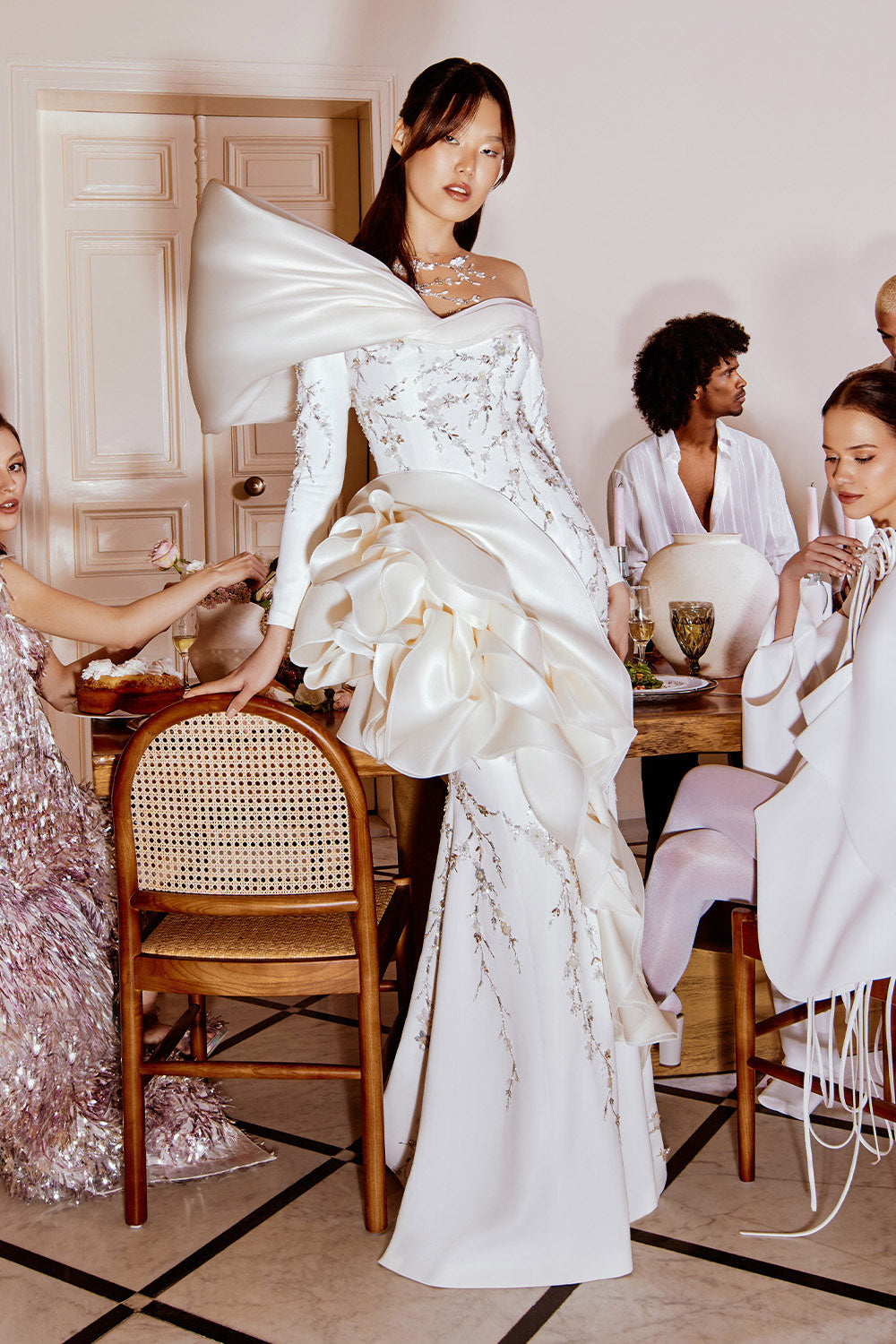 Kristie Romanos, Feminine Beaded Dress | Esposa