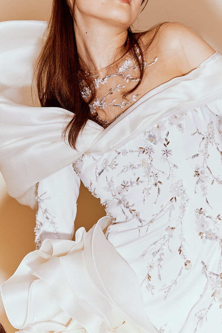 Kristie Romanos, Feminine Beaded Dress | Esposa