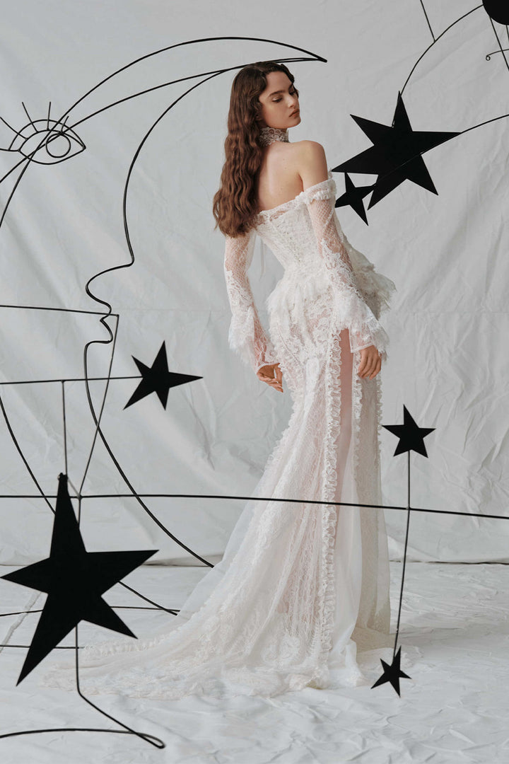 Milla Nova, Bellarosa, Romantic Embellished Lace Mermaid Gown | Esposa